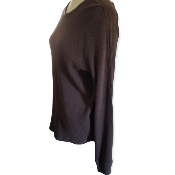 Men's Polo, by Ralph Lauren waffle weave pullover sweater in cocoa brown sz XL - Picture 2 of 6